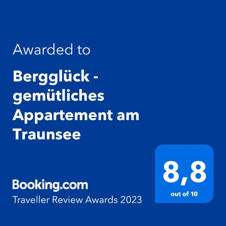 Bergglueck - Gemuetliches Appartement Am Traunsee Altmünster エクステリア 写真